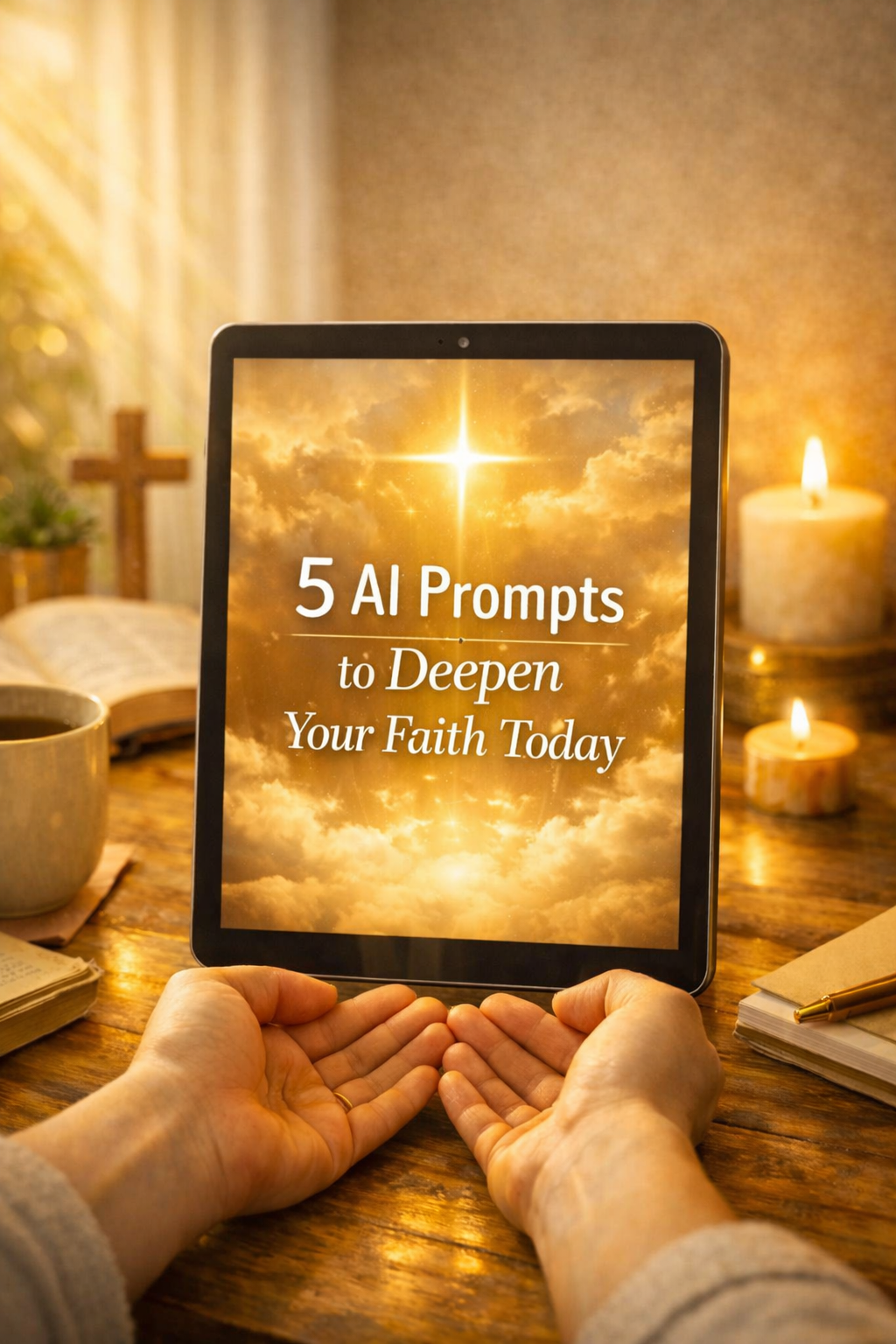 5 AI Prompts to Deepen Your Faith — free PDF from Hivergize